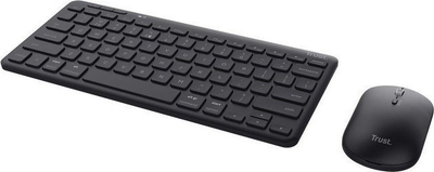 Set tastierë dhe maus Trust Lyra 24843, wireless, Bluetooth, i zi
