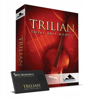Софтверски виртуелен инструмент Spectrasonics Trilian 1.5 Total Bass, основен приклучок, оригинална лиценца