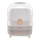 Raft kozmetike I bardhë transparent 26.5*18.2*34.5cm. UNIMIKS