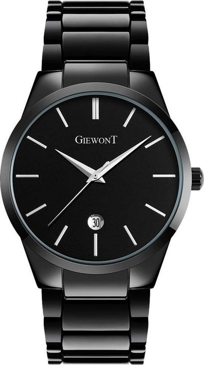Orë burrash Giewont GW4290-1, çelik inoksi, quartz, e zezë