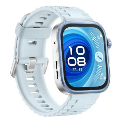 Ora inteligjente Huawei Watch Fit 4 Pro, GPS, rrip fluoroelastomer, Titanium Blue