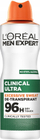 Deodorant spray L'Oréal Men Expert Clinical Ultra 96h, antiperspirant, 150ml