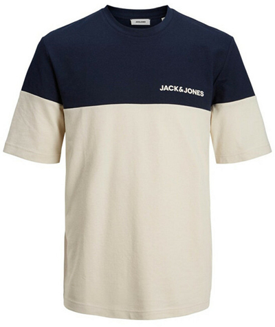 Set me pantallona të shkurtra dhe maicë Jack&Jones JACCOLOR, i kaltër / bezhë