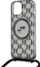 Mbrojtëse telefoni Karl Lagerfeld IML Monogram Crossbody K&amp;CH Heads, për iPhone 15, MagSafe, e zezë