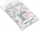 Batanije swaddle për ulëse makine BabyMate Muslin Dragons, 90x90cm, pambuk muslin, blu xhins
