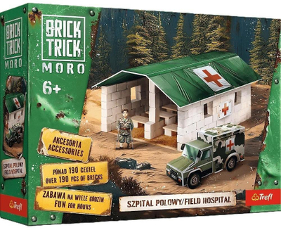 Set ndërtimi Trefl Brick Trick Moro Military Field Hospital, mbi 190 pjesë, 6+