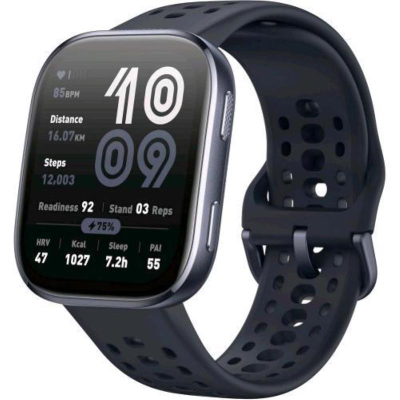 Ora inteligjente Amazfit Bip 6, 1.69", GPS, Bluetooth, e zezë