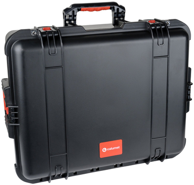 Valixhe mbrojtëse Calumet Hard Case 5527, me rrota, qe s’i hyn uji, e zezë