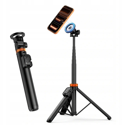 Selfie Stick Tripod 4kom.pl L03S, MagSafe, Bluetooth, i zi