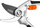 Gërshërë kopshti Neo Bypass Shear Pruner, 210 mm, pret degë deri në 20 mm, e kuqe