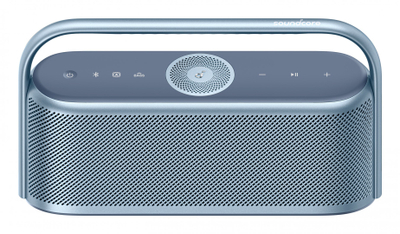 Пренослив звучник Анкер Мошн X600, 50W, Блутут, сина боја