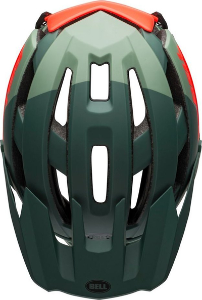 Helmetë çiklizmi Full Face Bell Super Air R Mips Spherical, MTB, e bardhë infrakuqe mat me shkëlqim