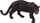 Set figurash LeanToys Black Panther Animals, kafshë të egra, plastikë, multicolor