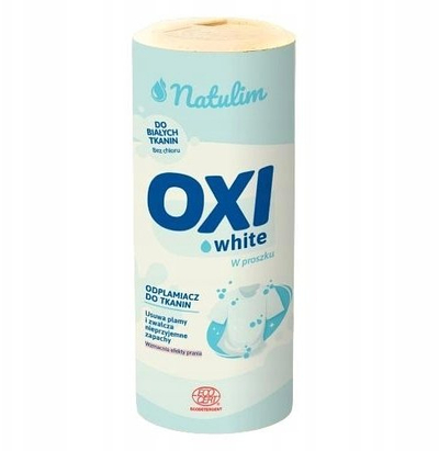 Pluhur ekologjik për njolla OXI White, për rroba të bardha