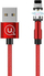 Kabllo Usams, USB-A/Lightning, 1 m, e kuqe