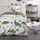 Set mbulesë jorgani Univers Decor Happy Dino, 140 x 200 cm, 100% pambuk, shumëngjyrësh