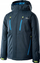Jakne ski për kalamoj Brugi Jacket 1AHP Jr, poliester, me kapuç, navy