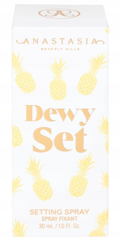Sprej fiksues Anastasia Beverly Hills Dewy Set Mini, e le lëkurën me shkëlqim të bukur natyral