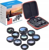 Set lente telefoni Apexel APL-DG10, 10 në 1, universal