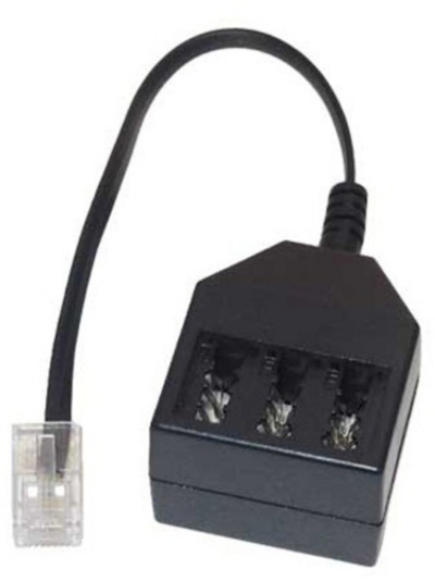 Adapter telefoni S-Impuls RJ11 në TAE NFF, 0.2m, i zi