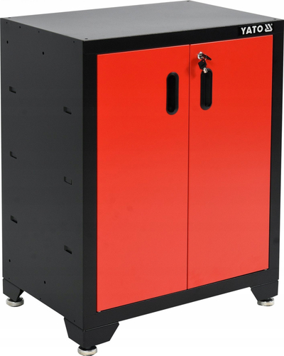 Dolap pune Yato me 2 dyer, 66 x 45.7 x 86.3 cm, i kuq e zi