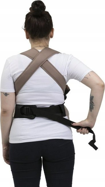 Mbajtëse për bebe Chicco Skin Fit, ergonomike, deri 15 kg, bezhë e ngrohtë