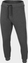 Pantallona sportive 4F H4Z22-SPMD351, Regular Fit, bel elastik, gri të errëta