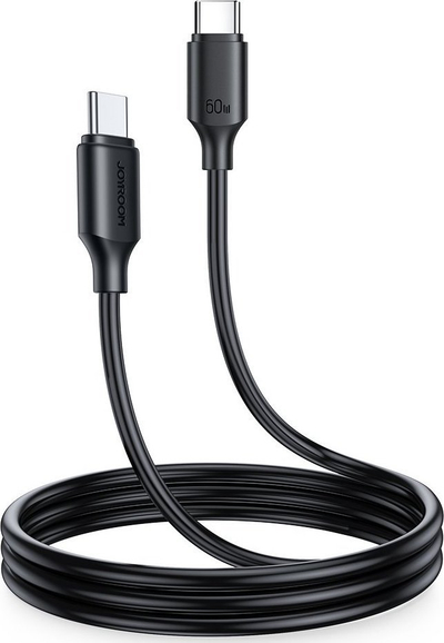 Kabllo USB Joyroom S-CC060A9, USB-C në USB-C, 60W, 1 m, e zezë