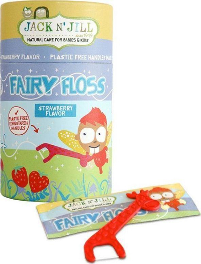 Fije dhëmbësh në shkop Jack N Jill Fairy Floss, 30 copë