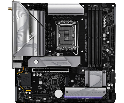 Pllakë amë ASRock B860M LiveMixer WiFi, Micro ATX, DDR5, shumëngjyrëshe