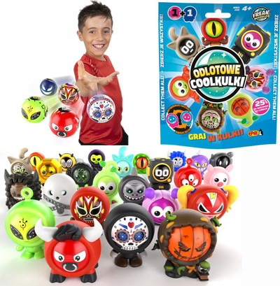 Lodër koleksionuese Epee Coolballs Sachet, top me figurë, 1 copë, shumëngjyrëshe