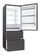 Frigorifer Haier 3D 70 Series 5 HTR5719ENPT, 528L, klasë energjie E, i zi