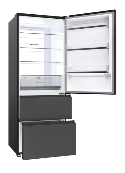 Frigorifer Haier 3D 70 Series 5 HTR5719ENPT, 528L, klasë energjie E, i zi