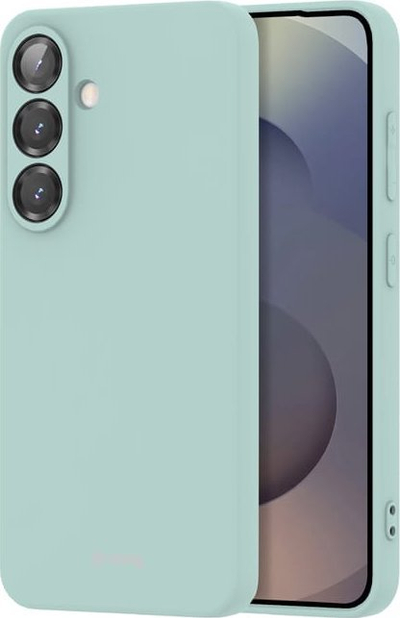 Këllëf telefoni Crong Samsung S25 Green Case, për Galaxy S25, silikoni, i gjelbër