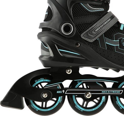 Patina inline Nils Extreme për të rritur, ABEC 9, të zeza