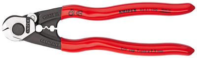 Gërshërë kabllosh Knipex 9561190, çelik i farkëtuar, doreza plastike, e zezë