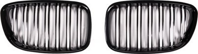 Grillë para BMW Seria 5 F07 Dual Line, set 2 copë, gloss black