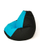 Puf Sako Pear, madhësia L 105x80, material Oxford, i zi e blu
