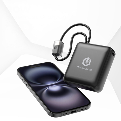 Karikues portativ PowerLocus PLB X, 10000mAh, Power Delivery, i zi