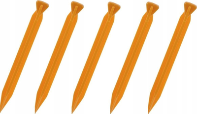 Kunja çadre Redcliffs, set me 6 copë, 22 cm, plastike, të verdha