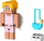 Figurine Minecraft Creator Camp Enderwood Puppy Purse, me aksesorë, me kode DLC, rozë