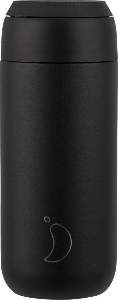Termus Chilly's Series 2 Abyss, 0.5L, mban nxehtësinë e ftohtësinë, i zi matte