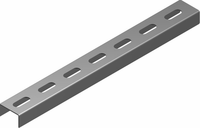 Profil metalik Channel CP 28H12/2 611420, 2m, 1.5mm, i argjendtë