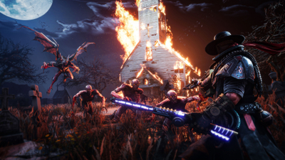 Loja PS4 Evil West, aksion aventurë, Blu ray, shumëngjyrëshe
