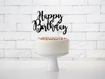 Dekor torte Happy Birthday, 22.5 cm, i zi