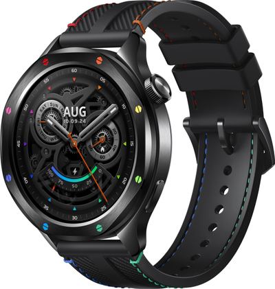 Паметен часовник Xiaomi Watch S4 Rainbow, GPS, отпорен на вода, шарен