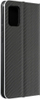 Футрола книга Vennus Book Carbon за Samsung Galaxy A71, со магнет, со функција за поставка, црна