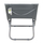 Karrige plazhi palos që bëhet sheshlong Royokamp Folding Beach Chair Lounger, me jastëk, gri