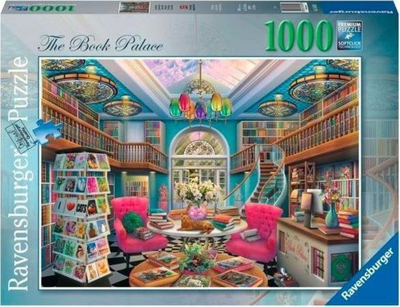 Lojë Puzzle Ravensburger Palace of Books, 1000 copa