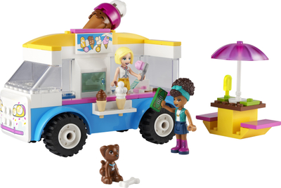 Set LEGO Friends Ice Cream Truck 41715, kamion akulloresh, për fëmijë 4+